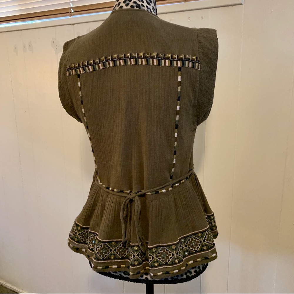 French Connection Embroidered Top - Picture 4 of 6